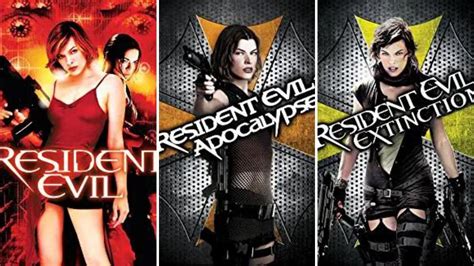 resident evil movies in order